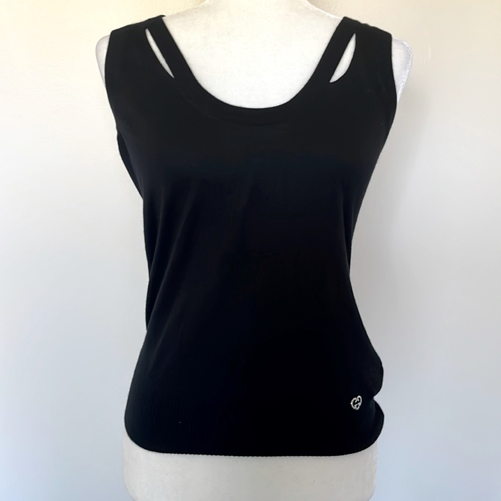 Gucci Black Sleeveless Top XS
